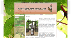 Desktop Screenshot of paintedladyvineyard.com