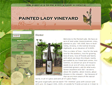 Tablet Screenshot of paintedladyvineyard.com